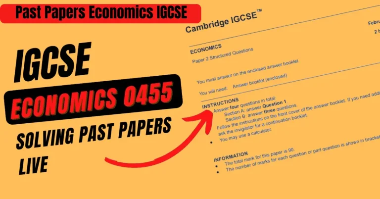 Past Papers Economics IGCSE – 0455 Economics Past Papers Guide past papers economics igcse