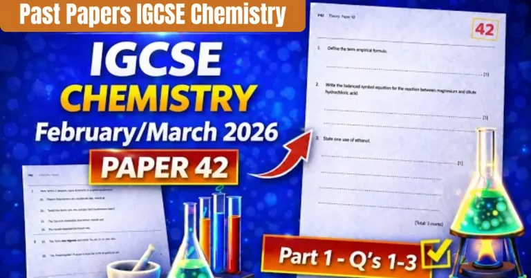 Past Papers IGCSE Chemistry – 0620 Chemistry Past Papers & Revision Guide past papers igcse chemistry