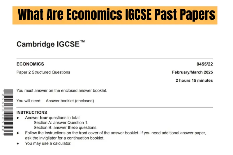 what are economics igcse past papers